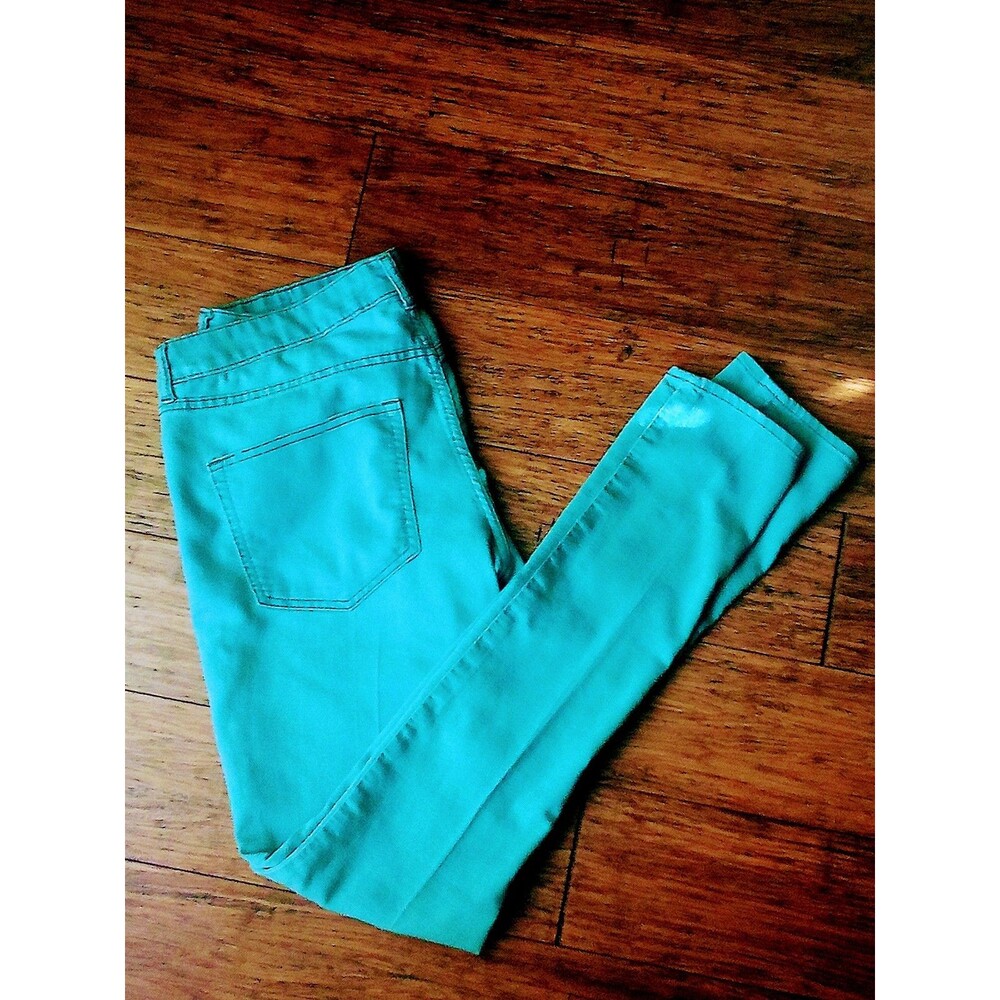 Junior's Size 12 "Divided by H&M" Skinny Jeans in Turquoise
